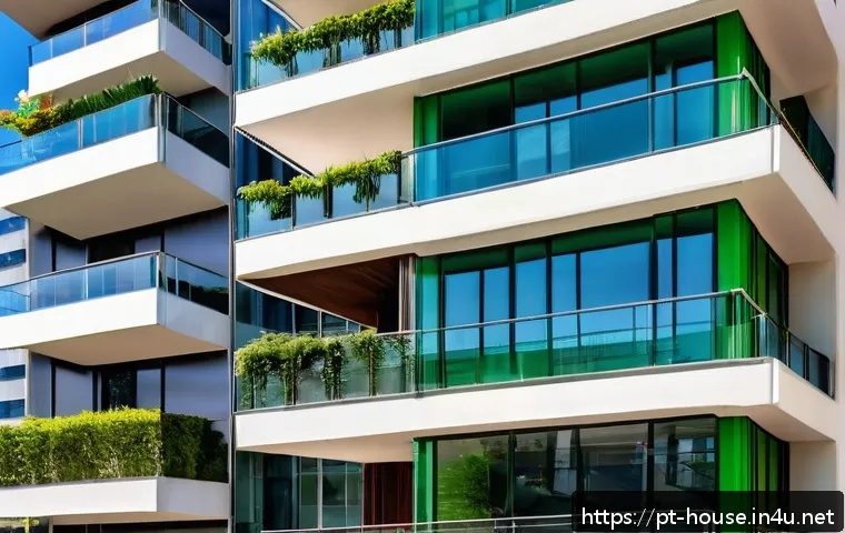 다세대 주택 투자 팁 - A modern multifamily residential building in a bustling Brazilian metropolitan area, showcasing a sl...